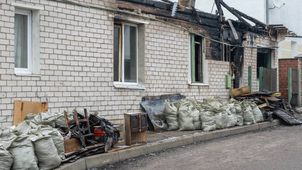 Professional Soot Cleanup technician working in Beachwood, OH